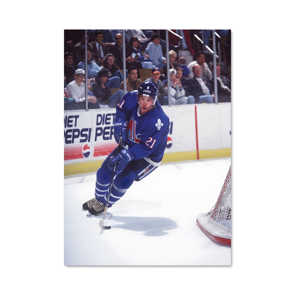 Poster Peter de forsberg – affiche Hockey sur glace